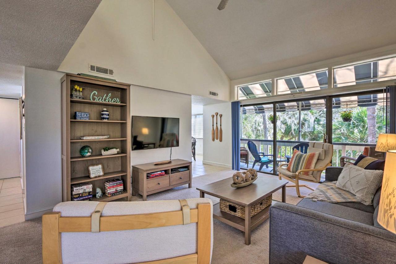 Coastal Oasis With Pool - Walk To Coligny Beach Park Hilton Head Island Εξωτερικό φωτογραφία